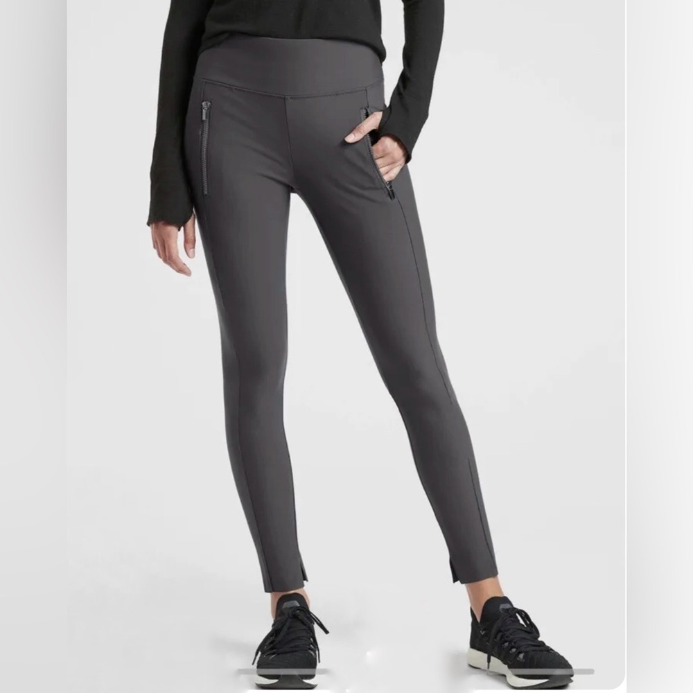 Athleta‎ Stellar Tight Leggings Anthracite Grey Size Medium